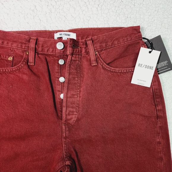 NWT Re/Done 70s Crop Boot Jeans - Picture 7 of 7